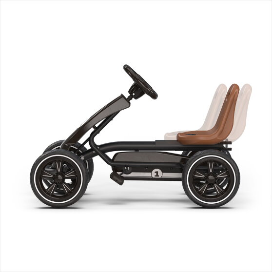 EXIT Foxy kart à pédales pour enfants noir | kart à pédales dès 2 ans