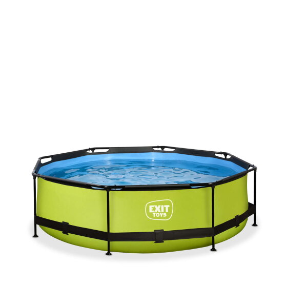 Piscine EXIT Lime &oslash;300x76cm avec pompe filtrante - vert