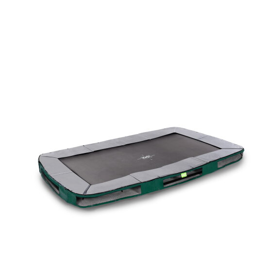 Trampoline enterré EXIT Elegant Premium sports 244x427cm - vert