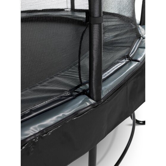 Trampoline EXIT Elegant Premium ø253cm avec filet de sécurité Deluxe - noir