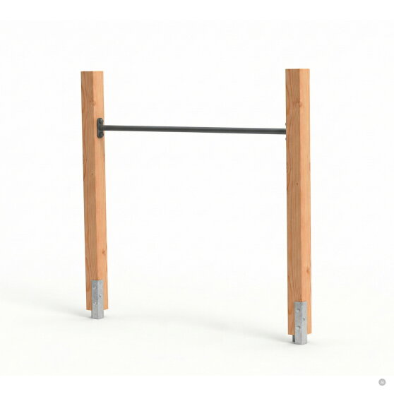 Barre fixe en bois EXIT Linea Robust 110