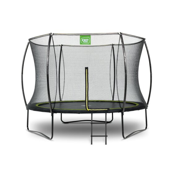 Trampoline EXIT Silhouette ø244cm avec échelle - noir