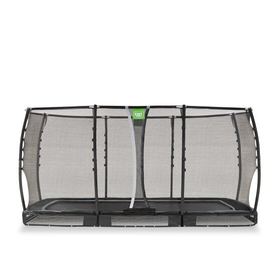 Trampoline enterr&eacute; EXIT Allure Premium 244x427cm - noir