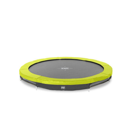 Trampoline enterré EXIT Silhouette sports ø244cm - vert