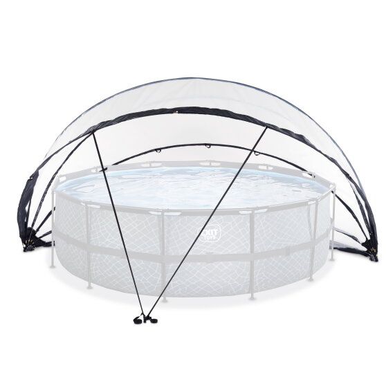 Dôme de piscine au sol ECO EXIT ø550cm