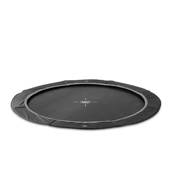Trampoline de sport enterr&eacute; au niveau du sol EXIT InTerra &oslash;427cm - noir