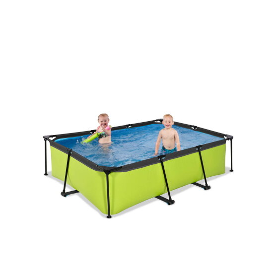 Piscine EXIT Lime 220x150x65cm avec pompe filtrante - vert