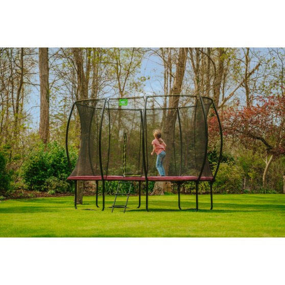 Trampoline EXIT Silhouette 214x305cm - rose