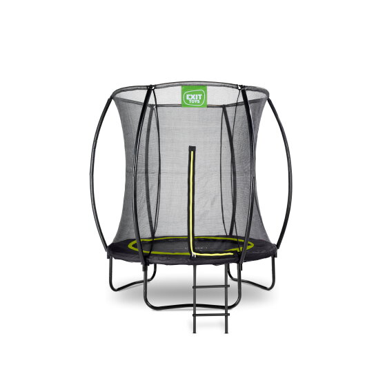 Trampoline EXIT Silhouette ø183cm avec échelle - noir