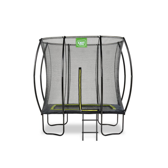 Trampoline EXIT Silhouette 153x214cm avec échelle - noir