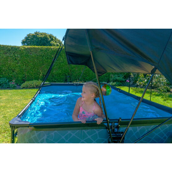 Voile d'ombrage piscine EXIT 220x150cm - universel