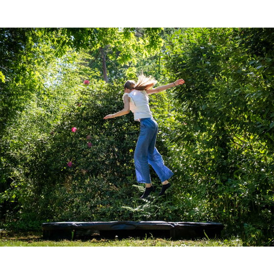 Trampoline enterré EXIT Silhouette sports ø244cm - noir