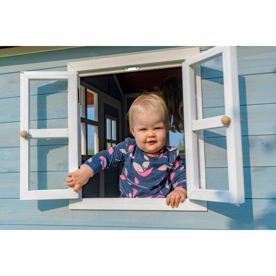 Maisonnette en bois EXIT Loft 700 - bleu