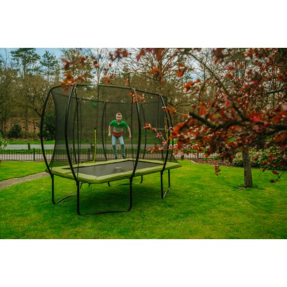 Trampoline EXIT Silhouette 244x366cm - vert