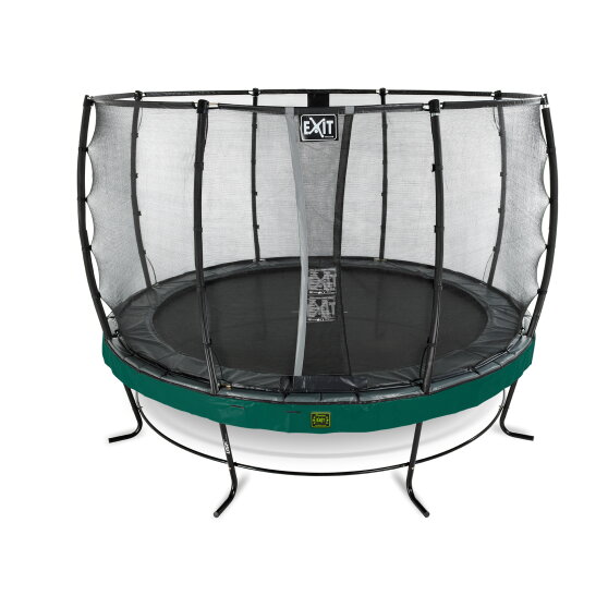 Trampoline EXIT Elegant Premium ensemble complet ø366cm - vert