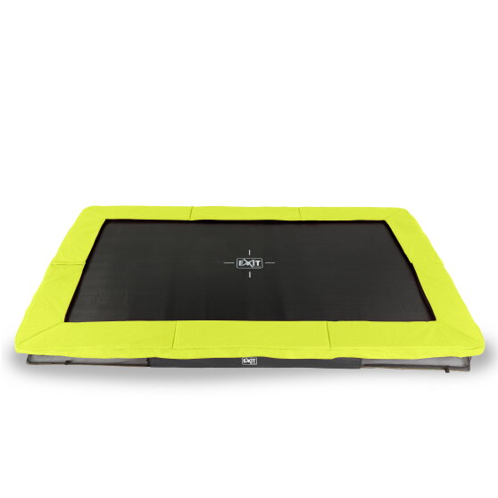 Trampoline enterré EXIT Silhouette sports ø244x366cm - vert