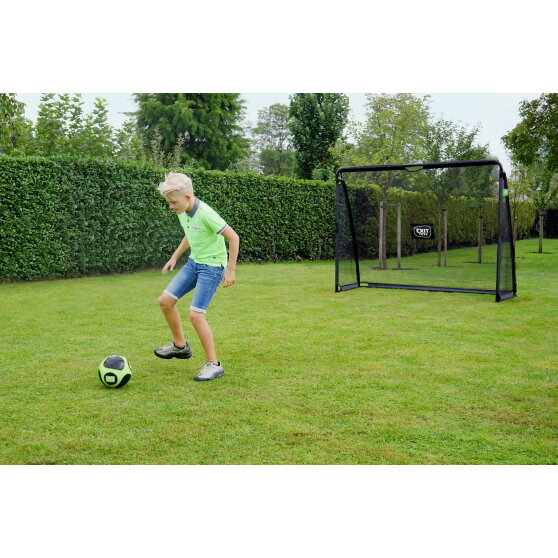 But de football en acier EXIT Coppa 220 x 170 cm - noir