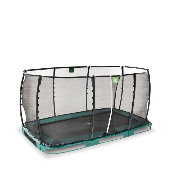 Trampoline enterré EXIT Allure Premium 244x427cm - vert