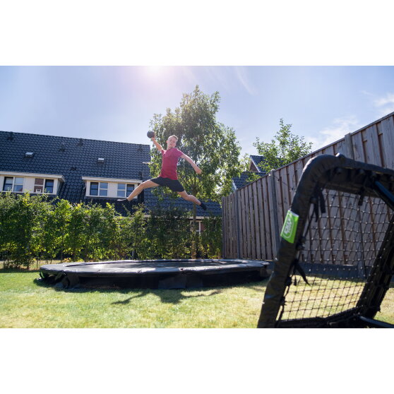 Trampoline enterré EXIT Elegant Premium sports ø427cm - noir