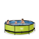 Piscine EXIT Lime ø300x76cm avec pompe filtrante - vert