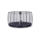 Trampoline EXIT Supreme groundlevel ø305cm avec filet de sécurité - noir
