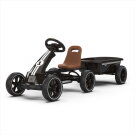 EXIT Foxy kart à pédales avec remorque pour enfants noir | dès 2 ans