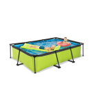 Piscine EXIT Lime 300x200x65cm avec pompe filtrante - vert