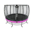 Trampoline EXIT Elegant Premium ø427cm avec filet de sécurité Deluxe - violet