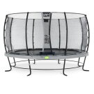 Trampoline EXIT Elegant ø427cm avec filet de sécurité Economy - gris