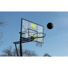 Panier de basket mobile sur roues EXIT Galaxy - vert/noir