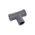 Base de pied central EXIT piscine tubulaire 300x200x65cm - gris