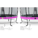 Trampoline EXIT Elegant Premium ø305cm avec filet de sécurité Deluxe - violet