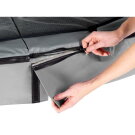 Trampoline EXIT Elegant de 214x366cm avec filet de sécurité Economy - gris