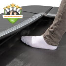 Trampoline de sport enterré au niveau du sol EXIT InTerra 244x366cm - noir