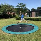 Le trampoline enterré EXIT Supreme groundlevel ø305cm - gris