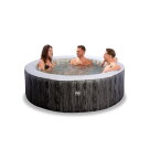 EXIT Wood Deluxe spa ø204x65cm - gris foncé