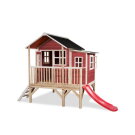 Cabane en bois EXIT Loft 350 - rouge
