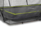 Trampoline enterré EXIT Silhouette 214x305cm avec filet de sécurité - noir