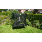 Trampoline EXIT Silhouette 153x214cm avec échelle - noir