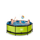 Piscine EXIT Lime &oslash;244x76cm avec pompe filtrante - vert