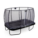 Trampoline EXIT Elegant Premium ensemble complet 244x427cm - noir