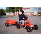 Kart EXIT Foxy Fire avec remorque - rouge