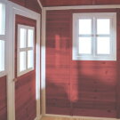 Cabane en bois EXIT Loft 300 - rouge