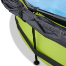 Piscine EXIT Lime ø360x76cm avec pompe filtrante et voile d'ombrage - vert