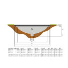 Trampoline EXIT Supreme groundlevel ø305cm avec filet de sécurité - noir