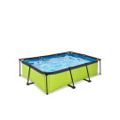 Piscine EXIT Lime 220x150x65cm avec pompe filtrante - vert
