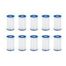Cartouches de filtration pour piscine EXIT ø 10,6 x 20,3 cm (10 pièces)