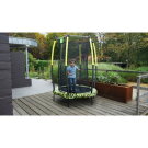 Trampoline EXIT Tiggy junior avec filet de sécurité ø140cm - noir/vert