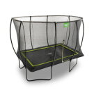 Trampoline EXIT Silhouette 214x305cm avec échelle - noir