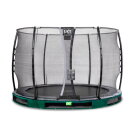 Trampoline enterré EXIT Elegant ø305cm avec filet de sécurité Economy - vert